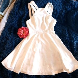 B.Smart white dress size 7